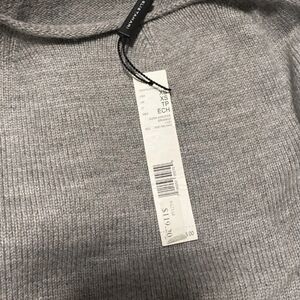 Elie Tahari Jazma Light Gray Crewneck Sweater XS